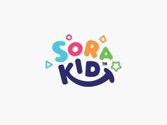 the logo for sora kid, which is designed to look like a smiley face