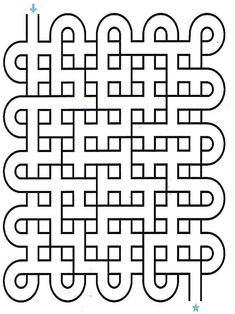 an image of a pattern that looks like it is made out of squares and lines