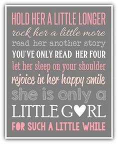 If we have a girl.... Nursery Girl, Girl Wall Art, Playroom Art, Girls Wall Art, Pink And Gray, Baby Quotes, Trendy Baby