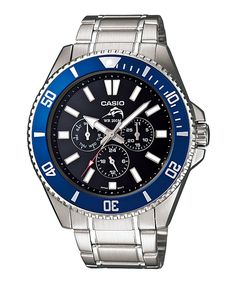 Casio Marlin MDV-303D-1A2V Dubai Shopping, Blue Watches, Casio Watch, Minerals Crystals, Silver Man, Watches Jewelry, Breitling Watch