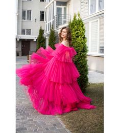 Tulle dress for photoshoot Tulle dress Tutu dress Fluffy Dress Fuchsia Dress Fluffy gown Birthday dress Tulle Gown Ruffle dress Photoshoot dressThis long tulle dress in Fuchsia colour is gorgeous for photo shoots.Color#33 in our color chart -Fuchsia⚠️Please note that the colors of the objects on photos may differ from real⚠️MATERIALS:Tulle: Luxury wedding tulle "Hayal Tulle" .Draped, flexible, and very soft and high-quality tulle. Durable and easy to handle. He a thinner and has a matte look unl Pink Princess Evening Dress For Pageant, Ruffled Ball Gown Princess Dress For Prom, Ball Gown Princess Dress With Ruffles For Prom, Prom Princess Dress With Ruffles, Ruffled Ball Gown Tutu Dress For Prom, Ruffled Tutu Dress Ball Gown For Prom, Tulle Princess Dress With Ruffles For Prom, Princess Fairy Dress With Ruffles For Prom, Pink Tulle Evening Dress For Pageant