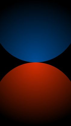 two red and blue circles in the middle of each other, with one black background