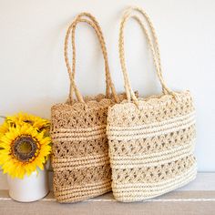 Elena Handbags Long Handle Floral Design Straw Beach Tote Beachy Beach Bag For Summer Outings, Summer Beach Tote Bag, Bohemian Bags For Summer Outings, Natural Bags With Braided Handles For Summer Outings, Beachy Beach Bag For Summer Vacation, Beachy Bag For Summer Outings And Vacation, Beachy Beach Bag For Summer Outings And Vacation, Natural Beach Bag For Summer Vacation Outings, Natural Beach Bag For Summer Outings And Vacation