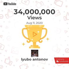 the 10, 000 views logo with an image of a trophy