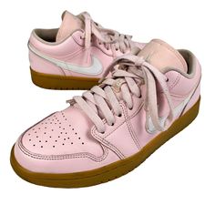 Nike Air Jordan 1 Low Arctic Pink White Gum Sneaker Shoe Womens Sz 8.5 Dc0774-601. Nike Air Jordan 1 Low, Nike Air Jordan 1, Air Jordan 1 Low, Jordan 1 Low, Air Jordan 1, Nike Air Jordan, Jordan 1, Womens Shoes Sneakers, Air Jordan