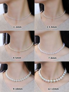 [Ad] 97 Statement Necklace Outfit Tips You'll Be Surprised By #statementnecklaceoutfit Pearl Necklace Length Guide, Strings Of Pearls Necklace, Layering Necklaces With Pearls, Perl Neckles Outfit, 4mm Pearl Necklace, Cute Pearl Necklaces, Pearl Jewellery Making, Everyday Pearl Necklace, Making Pearl Jewelry