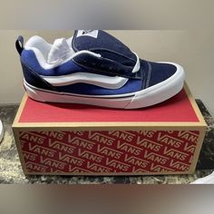 Questions? Leave A Comment Below! Vans Rowley, Navy Vans, Suede Shoes Men, Jordan Shoes Retro, Blue Vans, Vans Logo, Vans Blue, Shoes Vans, Chunky Shoes