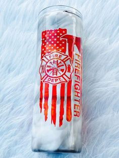 Firefighter Smoke Tumbler | Personalized Tumblers Vinyl Chaos Design Co. Tumblers For Men, Family Decals, Fishing Decals, Monogram Tumbler, Funny Decals, Glitter Tumblers, Best Friend Mug, Name List, Custom Pens