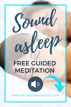 Get this free downloadable guided relaxation for restorative sleep. This is a 13 minute guided relaxation that results in deep relaxation, elimination of stress and a readiness to fall asleep easily. For meditation beginners or for anyone who has trouble falling asleep. #meditation #sleep #guidedmeditation #livingfabulously Meditation For Sleep Falling Asleep, Sleep Meditation Falling Asleep, Meditation Beginners, Trouble Falling Asleep