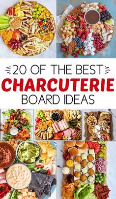 the top 20 of the best charcuterie board ideas for your next party or brunch