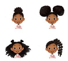 Hair Love Short Film, Childrens Book Illustrations Characters, Cartoon Illustration Characters, Cute Character Illustration, Love Daughter, Children's Book Characters, Black Fathers