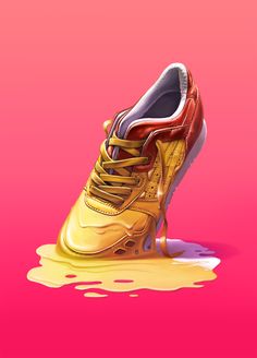 Sneakers Illustration, Handy Wallpaper, Lebron Shoes, Sneaker Art, Nike Air Max Thea, Photoshop Art, Shoe Art