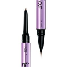 Get microblade precision without the commitment—Brow Blade gives you defined flawless arches that are the definition of brow goals. This double-ended tool is revolutionary; start with the waterproof pencil to shape shade and fill in sparse areas then use the microblade ink stain to create hair-like strokes and add dimension. Its the ultimate temporary solution for pro-level faux brows. You're welcome.Apply to clean skin (without foundation or primer on the area) and start with the pencil which p How To Do Brows, Perversion Mascara, Lipstick Photos, Brow Products, Brow Tutorial, Fixing Spray, Brow Pen, Urban Decay Cosmetics