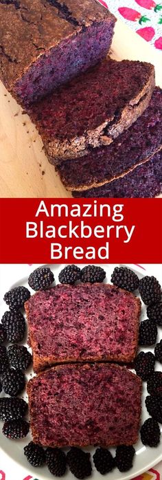 an image of amazing blackberry bread recipe