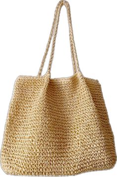 Buy Online Elena Handbags Straw Woven Fashion Tote Elegant Beige Straw Bag For Everyday, Elegant Beige Straw Bag For Everyday Use, Elegant Beige Straw Bag For Travel, Elegant Natural Straw Shopping Bag, Elegant Natural Straw Bag For Shopping, Elegant Rectangular Straw Bag For Shopping, Elegant Beige Beach Bag, Elegant Spring Straw Shopping Bag, Elegant Rectangular Straw Bag For Spring