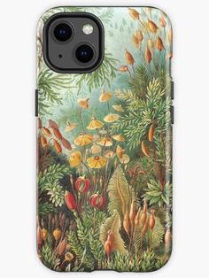 Vintage Colorful Tropical Plants - 19th Century Scientific Illustration of Blossom Paradise Garden iPhone Case Paradise Garden, Illustration Artwork, Nature Paintings