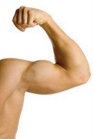 an image of a man flexing his muscles