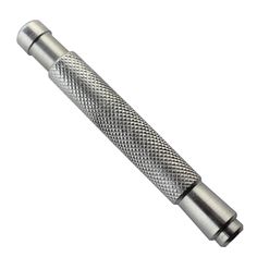 This knurled, nickle plated brass tool is used for winding and setting wrist watches.  Strong spring action holds crown firmly when winding. Brilliant tool can be used on most crowns. Opens Winders from 8mm + Colour of Tool may vary. Tools And Equipment, Wrist Watches, Tool Kit, Accessories Watches, Wrist Watch, Jewelry Watches, Repair, Plating, Crown