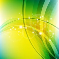 an abstract green and yellow background with some lights on the top right hand corner in the center