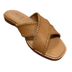 *Nwt *Display Shoe *Minimal Markings And/Or Scuffs If Any *No Major Flaws *Buttery Soft Leather *Slip On Style *Super Comfortable *Inv#06240boxt Flat Platform Sandals, Whip Stitch, Slip On Sandals, Leather Slide Sandals, Strappy Sandals Heels, Leather Slides, Slingback Sandal, Pink Brown