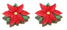 PRICES MAY VARY. Made of plastic Measures 1" across Has surgical steel posts and backs These beautiful Christmas Poinsettia earrings are made of plastic, measure 1" across and have surgical steel posts and backs. Poinsettia Jewelry, Poinsettia Earrings, Unique Studs, White Opal Earrings, Poinsettia Flower, Love Sparkle, Christmas Poinsettia, Womens Earrings Studs, Flower Stud Earrings