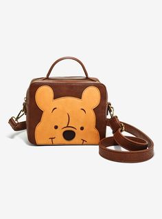 Loungefly Disney Winnie The Pooh Crossbody Bag - BoxLunch Exclusive, Winnie The Pooh Storage, Whinnie The Pooh Basket, Winnie The Pooh Handbag, Bolo Snoopy, Winnie The Pooh Stuff, 90s Graphic Design, Jar Of Honey, Loungefly Purse, Lounge Fly