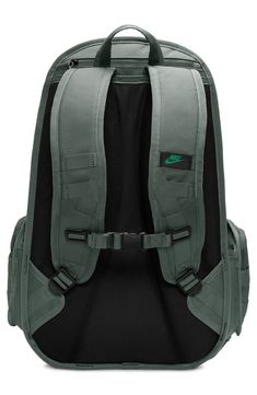 A sternum strap and padding at the shoulder straps and back panel ensure comfortable carry in this sporty backpack perfect for hiking or regular school days. Ample pockets including one for your laptop provide optimal storage. Fits up to 15" laptop Lined 100% polyester Imported Nordstrom x Nike: A curated lifestyle destination where fashion is the ultimate sport Shoulder Strap, Hiking, Sporty Backpack, Nike Backpack, School Days, Nike Sportswear, Shoulder Straps, Are You The One, Loafers