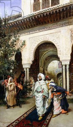 Moorish Architecture, Arabian Art, History Images, Giclee Painting, Islamic Paintings, Art Antique, Historical Art, Art Culture