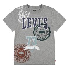 Your kids can have it all - ultimate softness, vintage charm, and unbeatable quality in one Levi's® tee! They'll never want to take it off. Levis T Shirt, Boys Graphic Tee, Toddler Boy Outfits, Knitted Tshirt, Pair Of Pants, Big Boys, Cute Shirts, Toddler Outfits, Printed Shorts