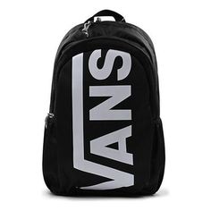 Vans Logo Strand Backpack 'Black' VN0A3JAGBLK Vans Logo, Vans Shop, Black Backpack, Stylish Sneakers, Perfect Pair, Backpacks, ? Logo, Black