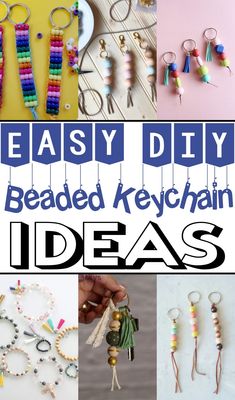 beaded keychain ideas that are easy to make