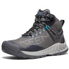 the north face men's back - to - wall hiker boots are shown in grey