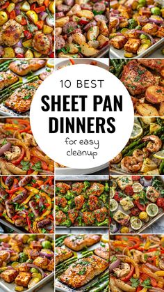 the best sheet pan dinners for easy dinner