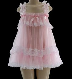 Pink Babydoll Dress, Pink Babydoll, Period Piece, Y2k Clothes, Dolce E Gabbana, Kawaii Clothes, Looks Style, Babydoll Dress