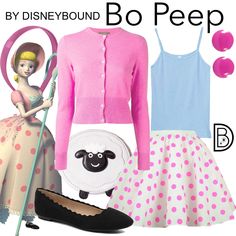 Disneybound Bo Peep, Bo Peep Inspired Outfit, Bo Peep Disney Bound, Little Bo Peep Costume Diy, Pixar Disneybound, Bounding Outfits, Disneybound Ideas, Disney Bound Outfits Casual, Toy Story Halloween