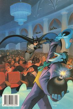 Batman and the Joker Batman Tas, Dc Animated, Cover Painting, Batman Vs Joker, Joker Poster, Dc Comics Wallpaper