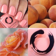 Pastel Neon Coral Nail Polish - Peach Please | heroine.nyc Neon Coral Nails, Acrylic Nails Yellow, Peach Nail Polish, Coral Nail, Coral Nail Polish, Coral Nails