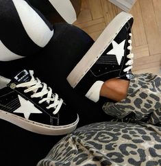 Black Golden Goose, Pretty Sneakers, Madden Boots, Fire Fits, Golden Goose, Custom Shoes