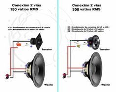 two speakers are shown side by side