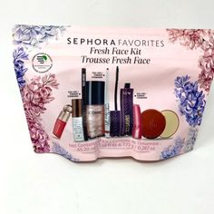 An Eight-Piece Set Of Bestsellers To Create Your No Makeup-Makeup Look, Including Full-Size Products From Too Faced, Huda Beauty And Tarte And Viral Minis From Rare Beauty And Drunk Elephant. - 0.621 Oz/ 6 G Danessa Myricks Mini Beauty Yummy Skin Blurring Balm Powder Mini In Universal (Translucent) - 0.11 Oz/ 3.2 Ml Rare Beauty By Selena Gomez Mini Soft Pinch Liquid Blush Mini In Happy (Dewy Cool Pink) - 0.01 Oz/ 0.38 G Too Faced Lip Injection Extreme Lip Shaper Plumping Lip Liner In Puffy Nude (Dusty Rose Nude) - 0.16 Oz/ 5 Ml Drunk Elephant Mini D-Bronzi Bronzing Drops With Peptides Mini In Universal Bronze - 1.01 Oz/ 30 Ml Iconic London Mini Prep Set Glow Hydrating Spray Mini In O Soft Pinch Liquid Blush, Bronzing Drops, Too Faced Lip Injection, Fresh Face Makeup, Rare Beauty By Selena Gomez, Lip Injection Extreme, Danessa Myricks, Makeup Sephora, Sephora Favorites