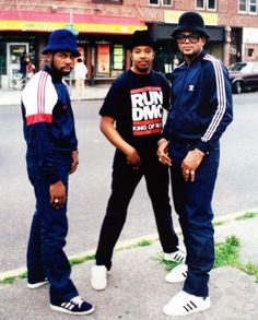 Run DMC x Adidas Originals - 1986 - Queens Fashion Guys, Hip Hop Party