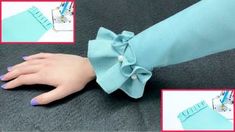 Very Good Sewing Tips and Tricks. Beautiful Sleeves Design With Pintucks - YouTube