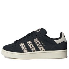 Shop (WMNS) adidas Campus 00s 'Black Leopard' ID7039 at KICKS CREW — your go-to for authentic, stylish sneakers. Whether for fashion, performance, or collection, find your perfect pair with us. School Shoes Inspo Black, Adidas Campus Cheetah, Shoes To Add To Your Christmas List, Adidas Cheetah Shoes, Shopping Wishlist Aesthetic, Shoes For Christmas List, Cheetah Print Adidas, Leapord Print Sambas, Adidas Campus Leopard