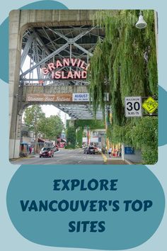 an advertisement for vancouver's top sites