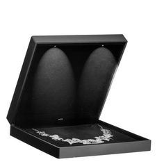 PRICES MAY VARY. Create a romantic and magical experience - This necklace box will be the star of the show, especially for proposing when it's dark. The light is soft enough not to compete with the necklace inside but will enhance the sparkle of the jewelry or diamond significantly. PREMIUM MATERIAL & MODERN DESIGN - Interior: Luxurious soft black velvet for jewelry protection. Exterior: Hard, black, high-quality laminated plastic with a polished smooth-to-touch matte finish and beveled top. Out Elegant Diamond Necklace, Necklace Case, Unique Proposals, Velvet Interior, Wedding Luxury, Bracelet Box, Large Necklace, Plastic Ring, Velvet Interiors