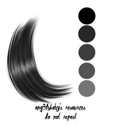 an image of some sort of black and white hair with the caption's below it