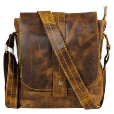 This GREENWOOD Bag made from full-grain cowhide leather offers quality materials and a timeless design. Larger items fit well into the two-part main compartment. Smaller items, such as cell phones, wallet or writing utensils, can be stored in the practical organizer compartment with style holders. In addition, another zipped inner compartment offers space for valuable items. The convenient use of the bag allows an adjustable shoulder strap as well as a practical magnetic closure system. Each bag is an absolutely unique piece that has been handmade. Width 22cm Height 24cm Depth 6cm Weight 0.35 kg 100% genuine leather  Split main compartment with zip pocket for valuables  Organizer pockets and pencil loops in the front main compartment  Zip pocket on the back of the bag  Practical magnetic l Rectangular Leather Shoulder Bag For Everyday Carry, Business Shoulder Bag In Oiled Leather, Everyday Carry Textured Leather Brown Bag, Smooth Grain Satchel For Everyday Carry, Modern Leather Shoulder Bag With Waxed Finish, Brown Textured Leather Bag For Everyday Carry, Rectangular Vegetable Tanned Leather Bag For Everyday Carry, Business Bags In Vegetable Tanned Leather With Waxed Finish, Brown Oiled Leather Bag With Smooth Grain