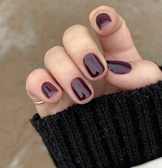 Kutek Disney, Milky Nails, Nagel Tips, Smink Inspiration, Makijaż Smokey Eye, Burgundy Nails, Autumn Nails