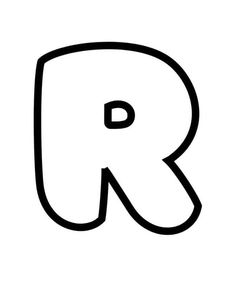 the letter person is shown in black and white, with an uppercase r at the bottom