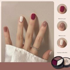 Diy Nail Glue, Permanent Nail Polish, Cream Nail, Dip Nails, Simple Gel Nails, Nail Gel Polish, Top Base, Cream Nails